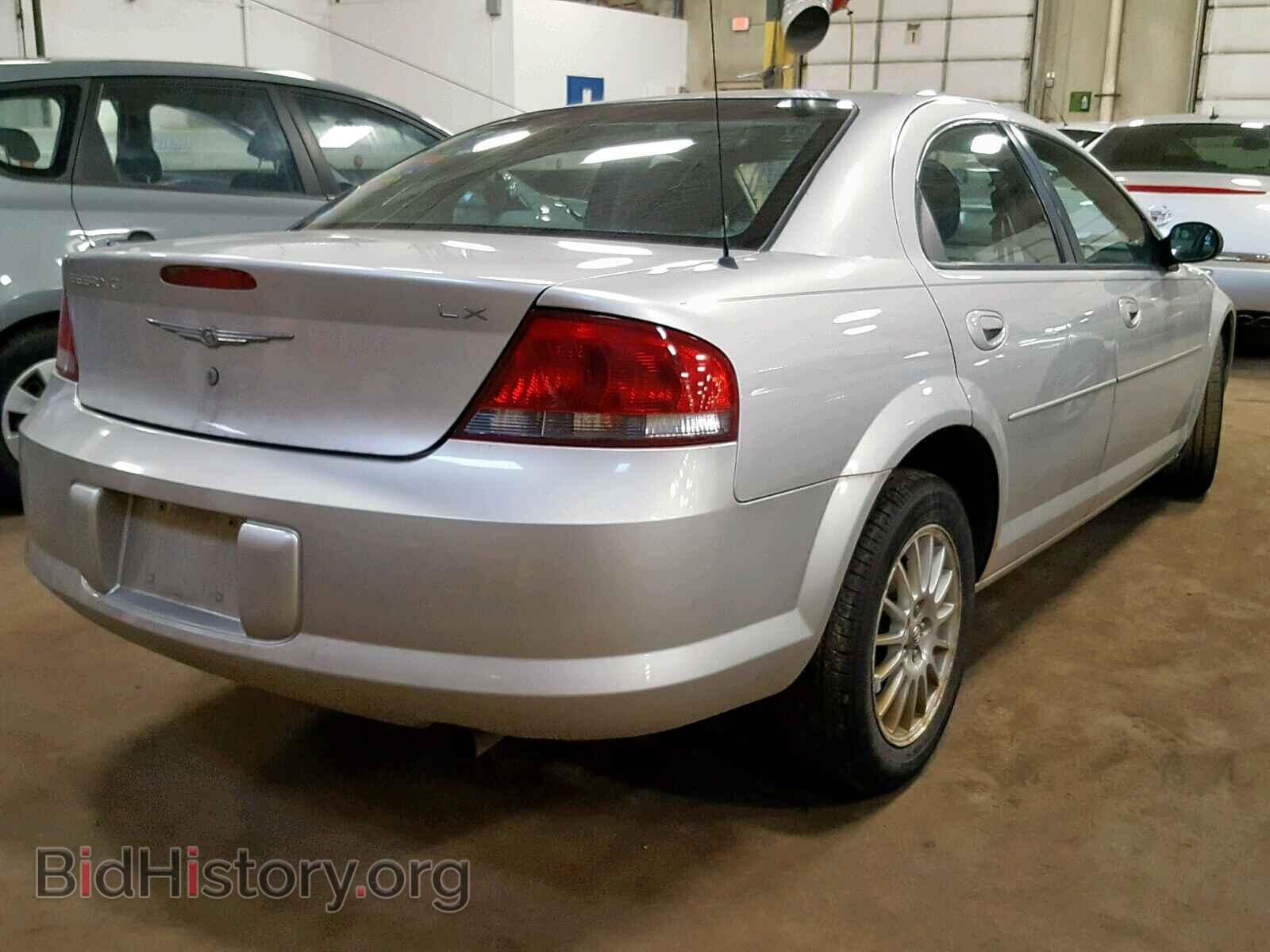 2004 CHRYSLER SEBRING - VIN: 1C3EL46X84N103771 - Фото 4