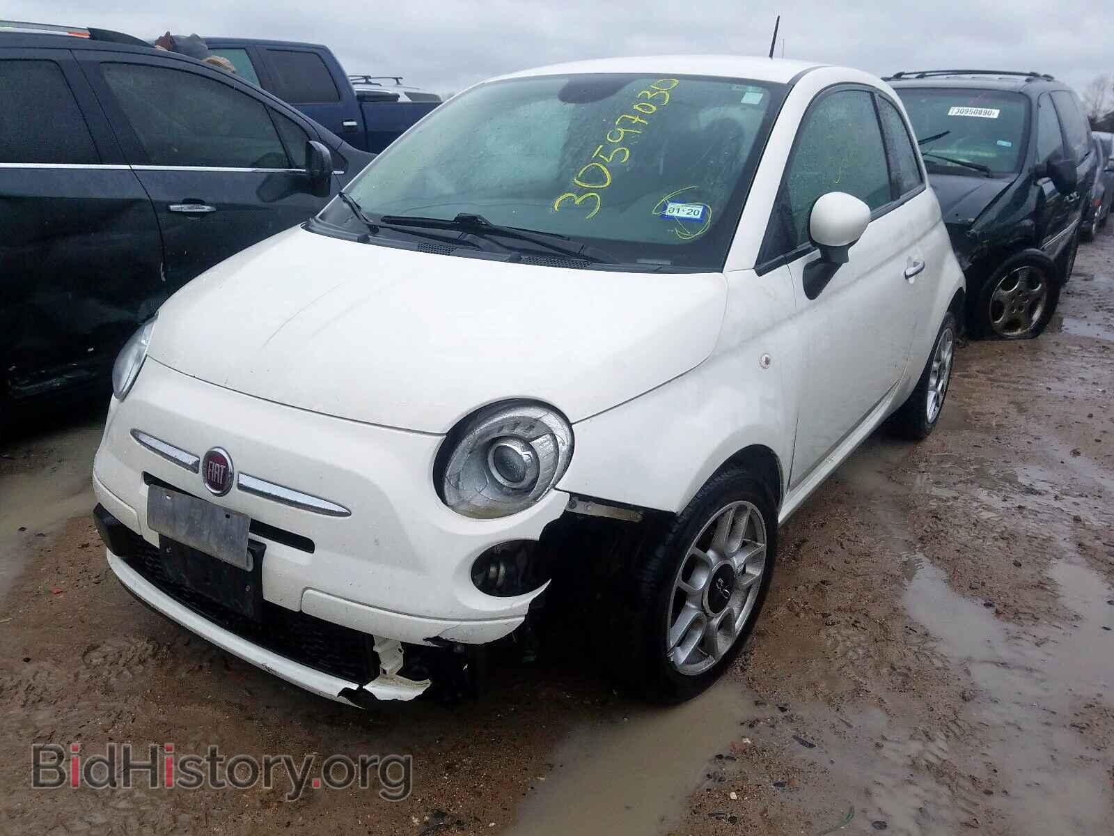 2015 FIAT 500 - VIN: 3C3CFFAR4FT598802 - Фото 2