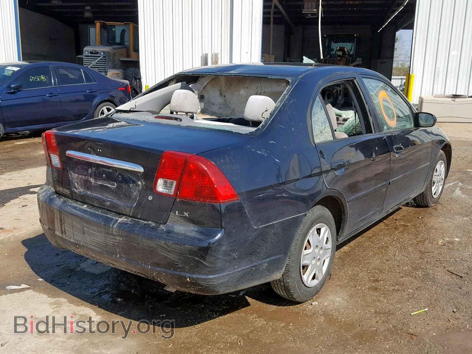 2003 HONDA CIVIC LX - VIN: 2HGES165X3H593473 - Фото 4