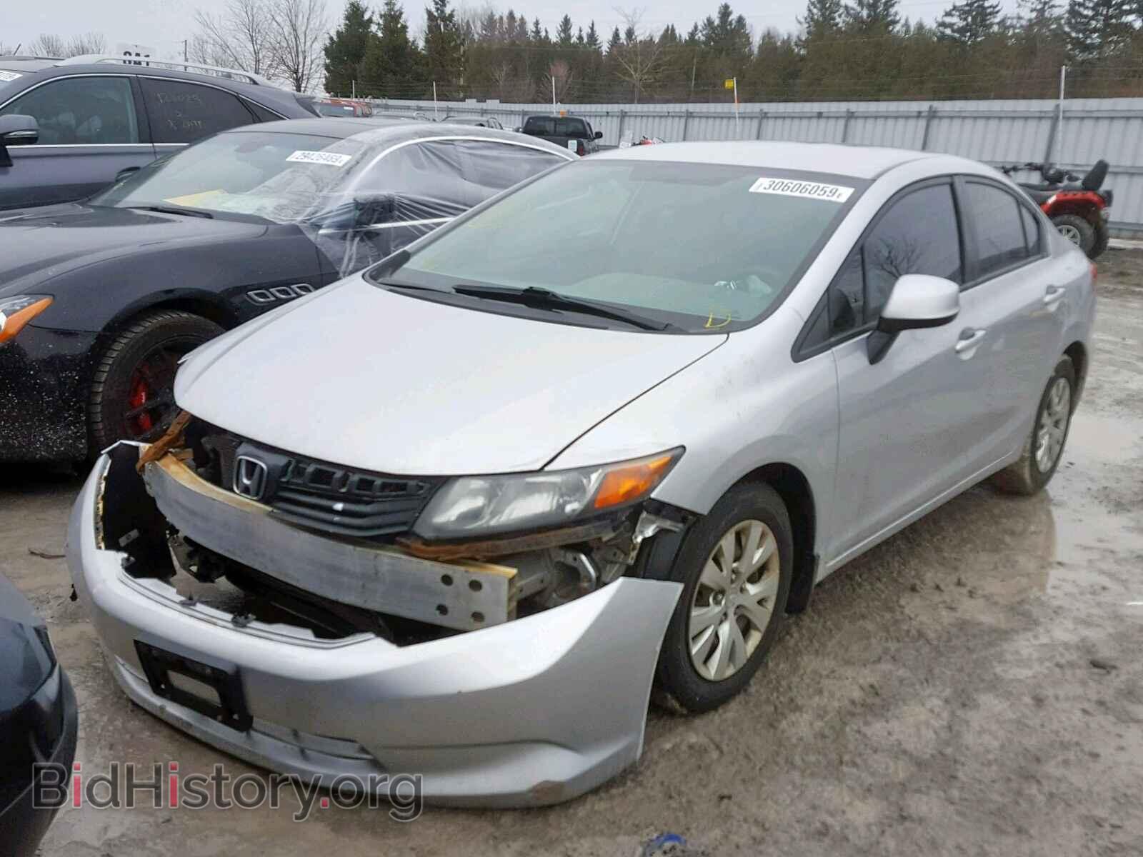 2012 HONDA CIVIC LX - VIN: 2HGFB2F43CH104400 - Фото 2