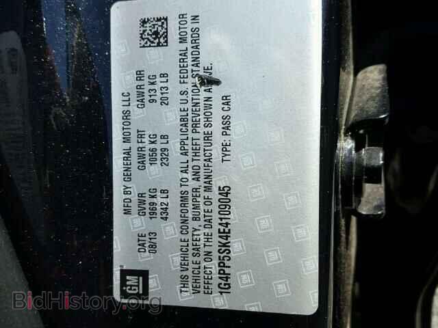 2014 BUICK VERANO - VIN: 1G4PP5SK4E4109045 - Фото 10