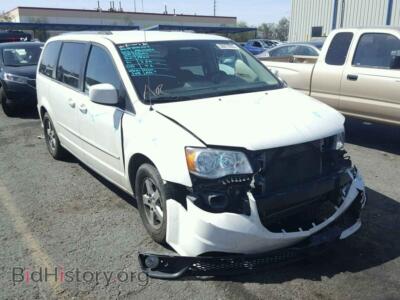 2011 Dodge CARAVAN Grand Cara, белый — VIN 2D4RN5DG1BR657012, Copart