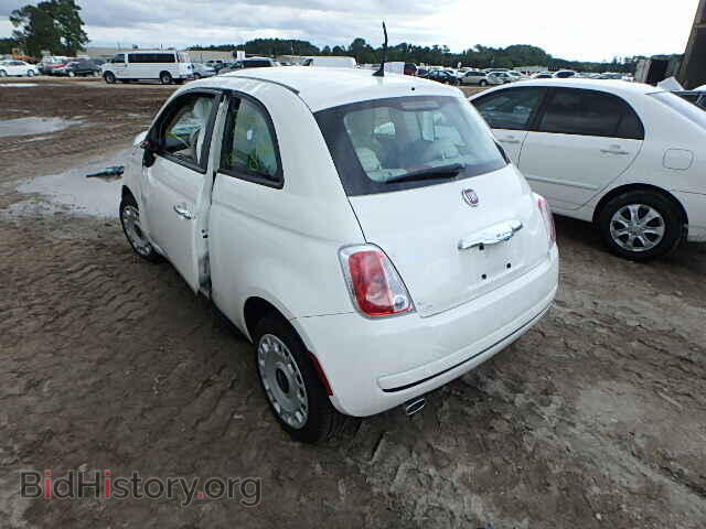 2013 FIAT 500 - VIN: 3C3CFFAR6DT737129 - Фото 3
