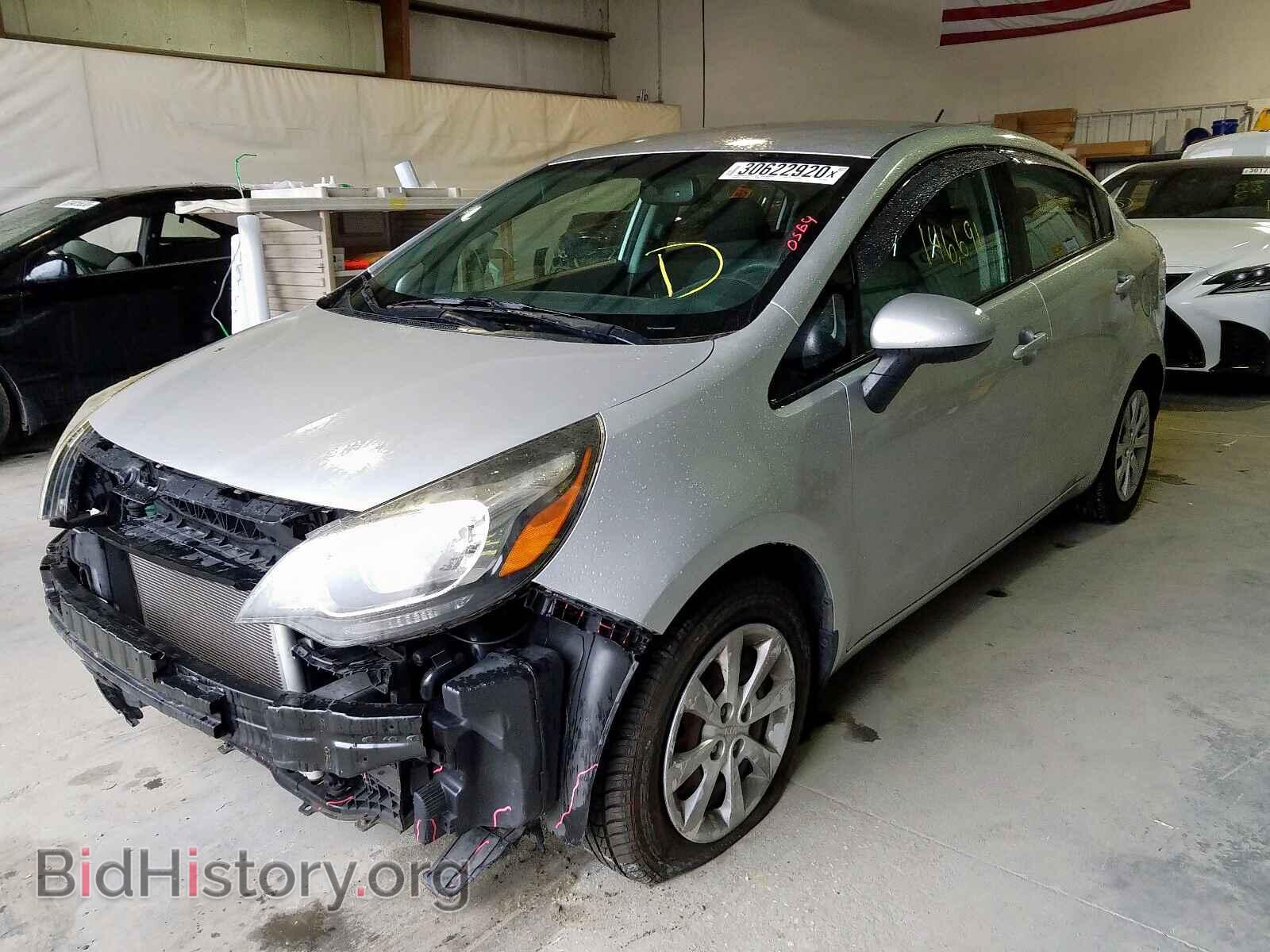 2014 KIA RIO - VIN: KNADM4A35E6346813 - Фото 2