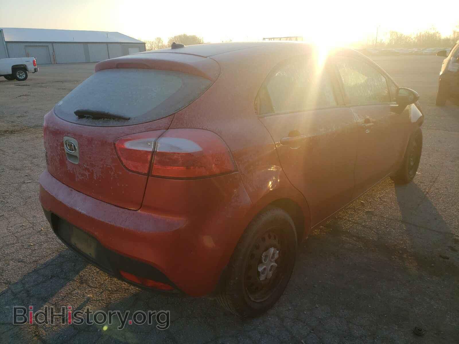 2012 KIA RIO - VIN: KNADM5A36C6021218 - Фото 4