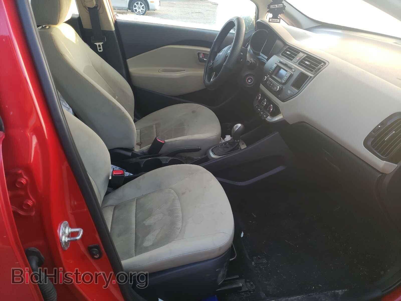 2012 KIA RIO - VIN: KNADM5A36C6021218 - Фото 5
