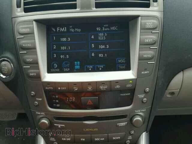 2006 LEXUS IS250 - VIN: JTHBK262462005124 - Фото 9