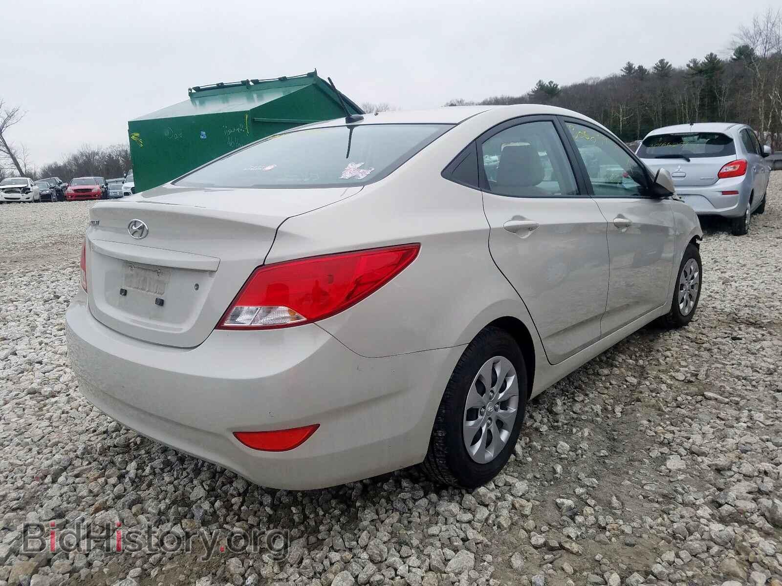 2016 HYUNDAI ACCENT - VIN: KMHCT4AE1GU103710 - Фото 4