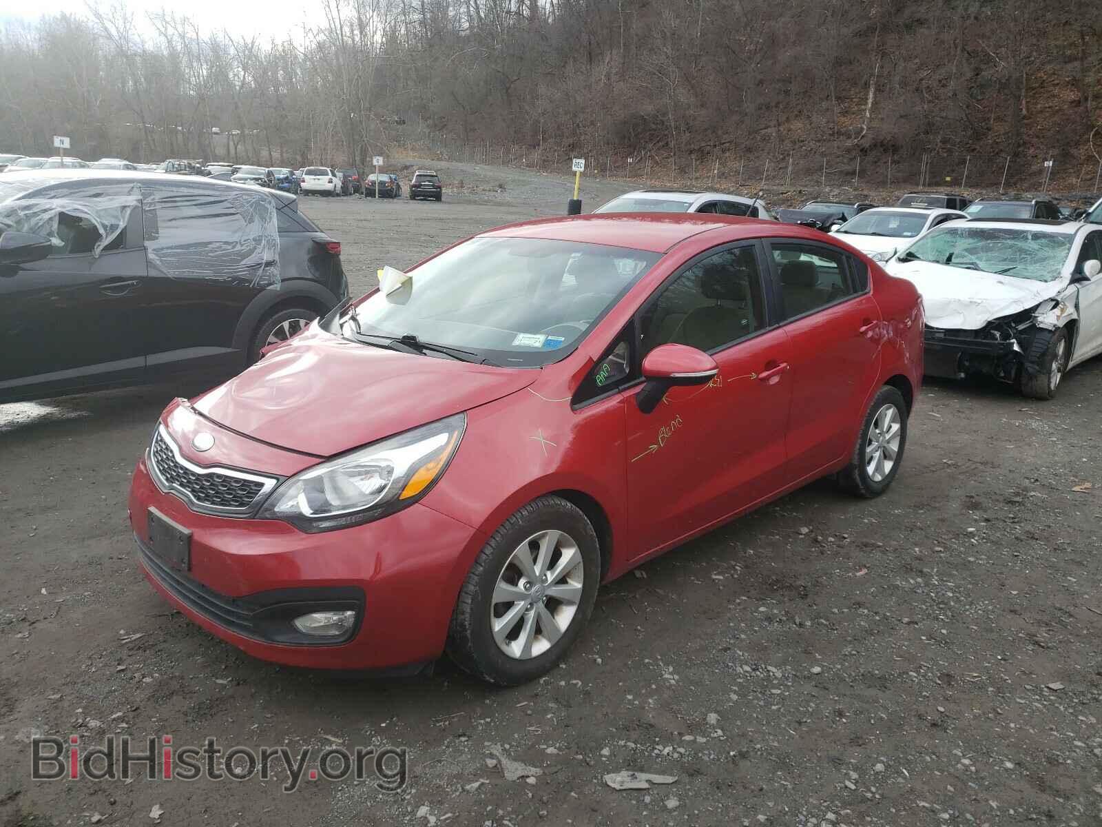 2014 KIA RIO - VIN: KNADN4A38E6417841 - Фото 2