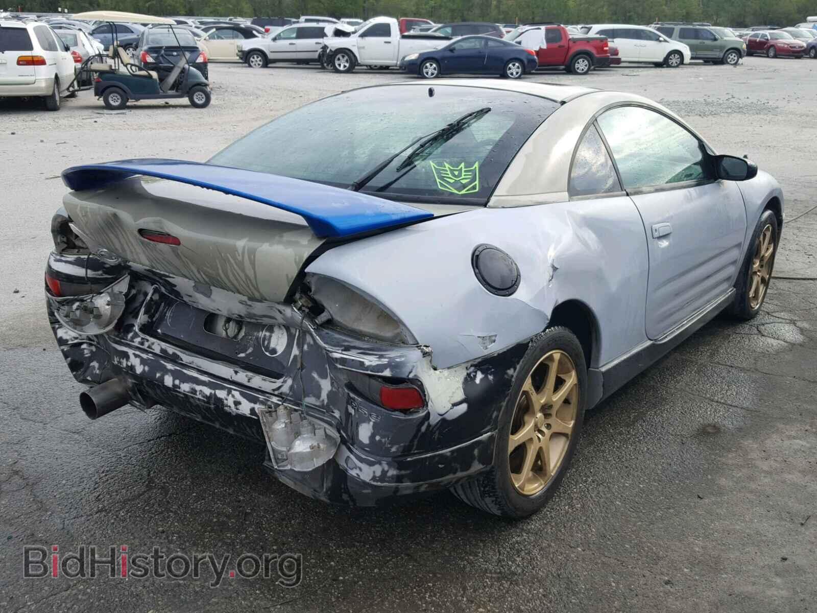 2000 MITSUBISHI ECLIPSE - VIN: 4A3AC54L6YE166130 - Фото 4