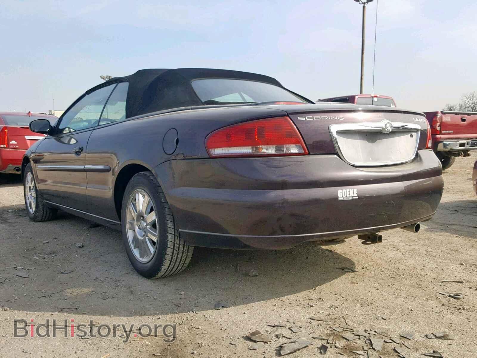 2004 CHRYSLER SEBRING - VIN: 1C3EL65R14N131751 - Фото 3