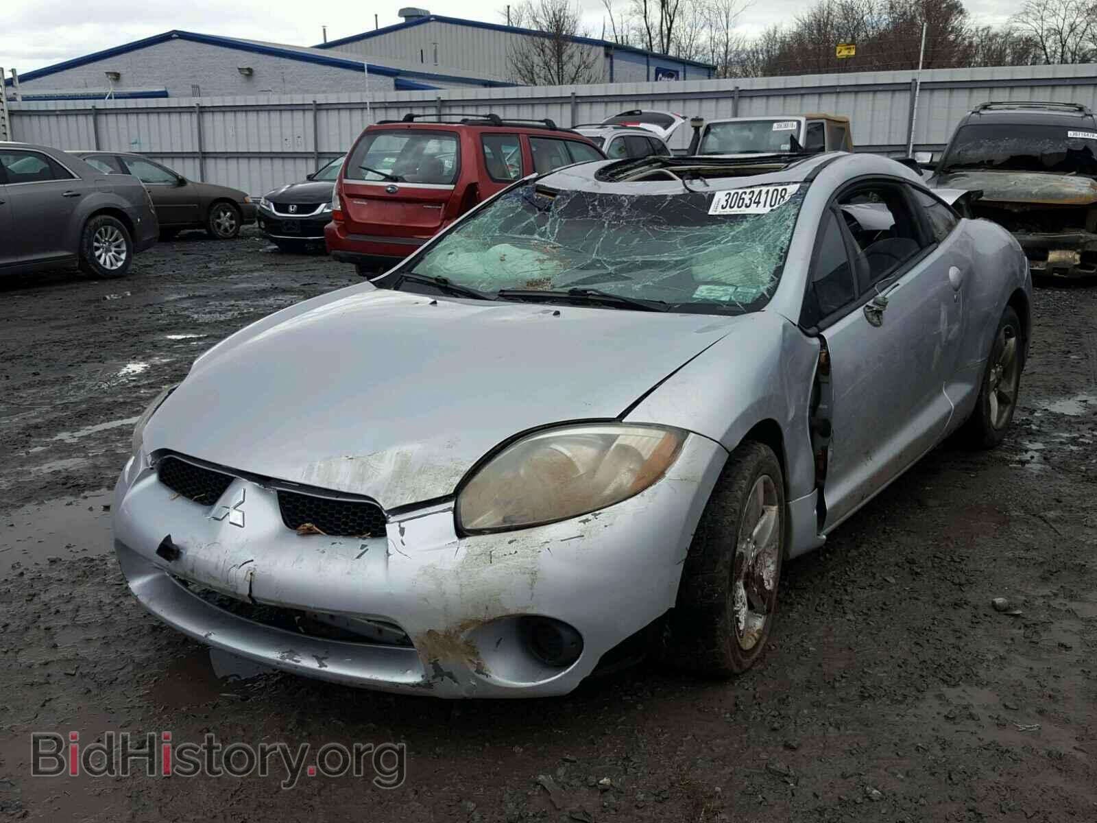 2007 MITSUBISHI ECLIPSE - VIN: 4A3AK24F77E021379 - Фото 2