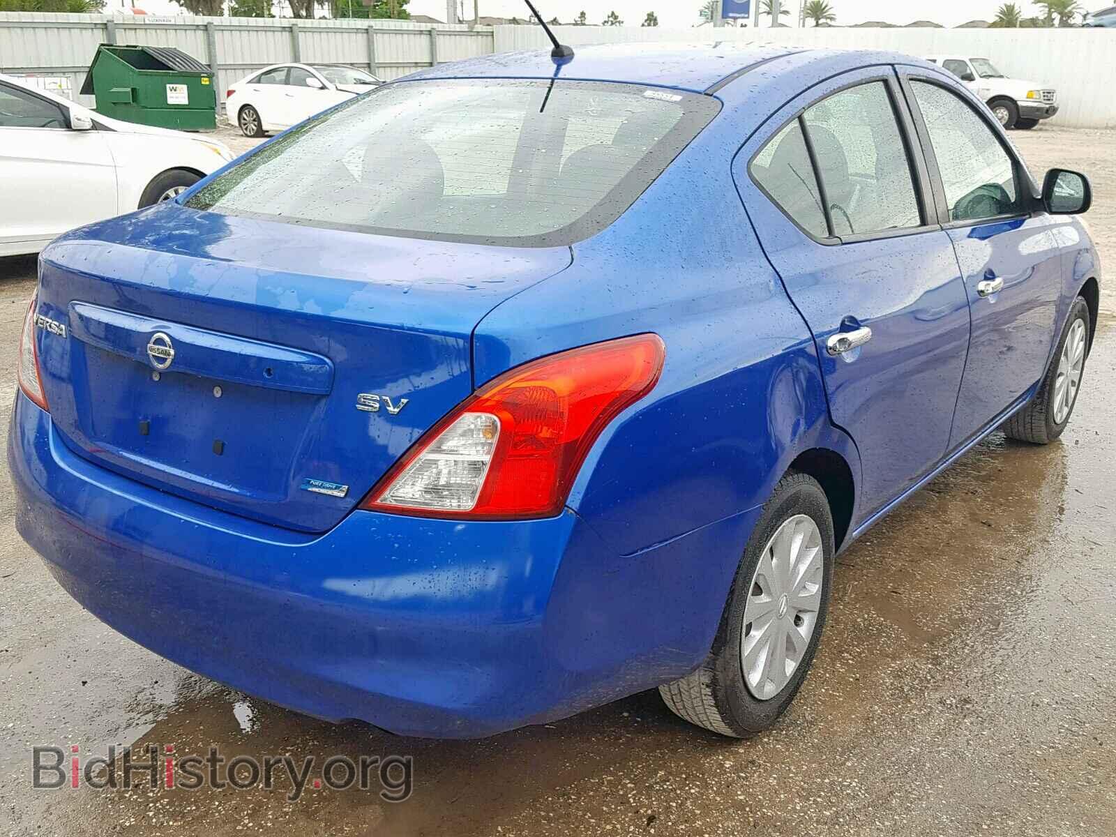 2012 NISSAN VERSA - VIN: 3N1CN7AP1CL826496 - Фото 4