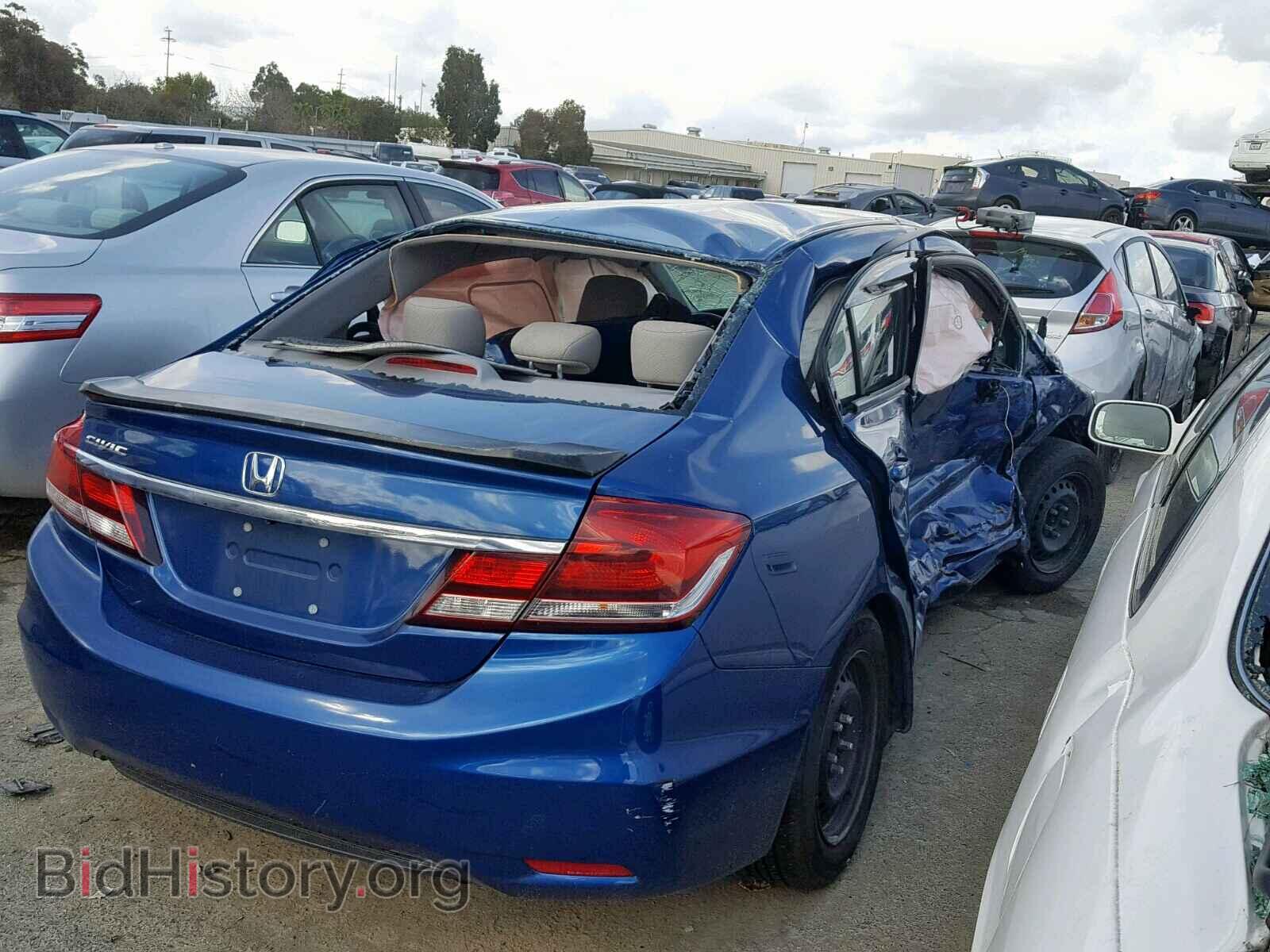 2013 HONDA CIVIC LX - VIN: 19XFB2F55DE264413 - Фото 4