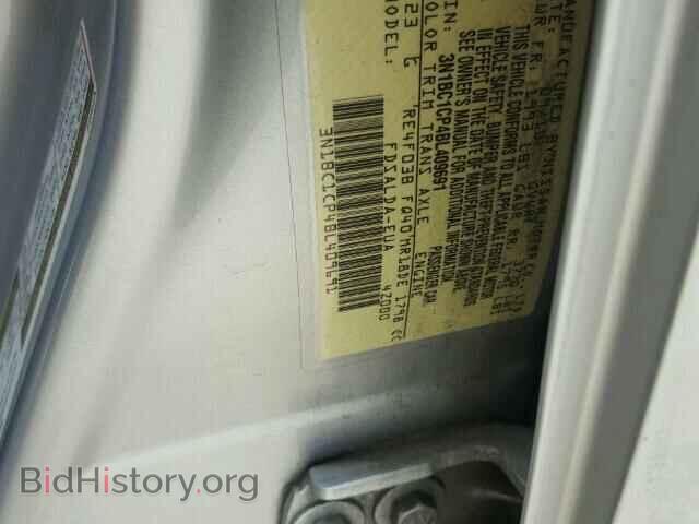 2011 NISSAN VERSA - VIN: 3N1BC1CP4BL409691 - Фото 10