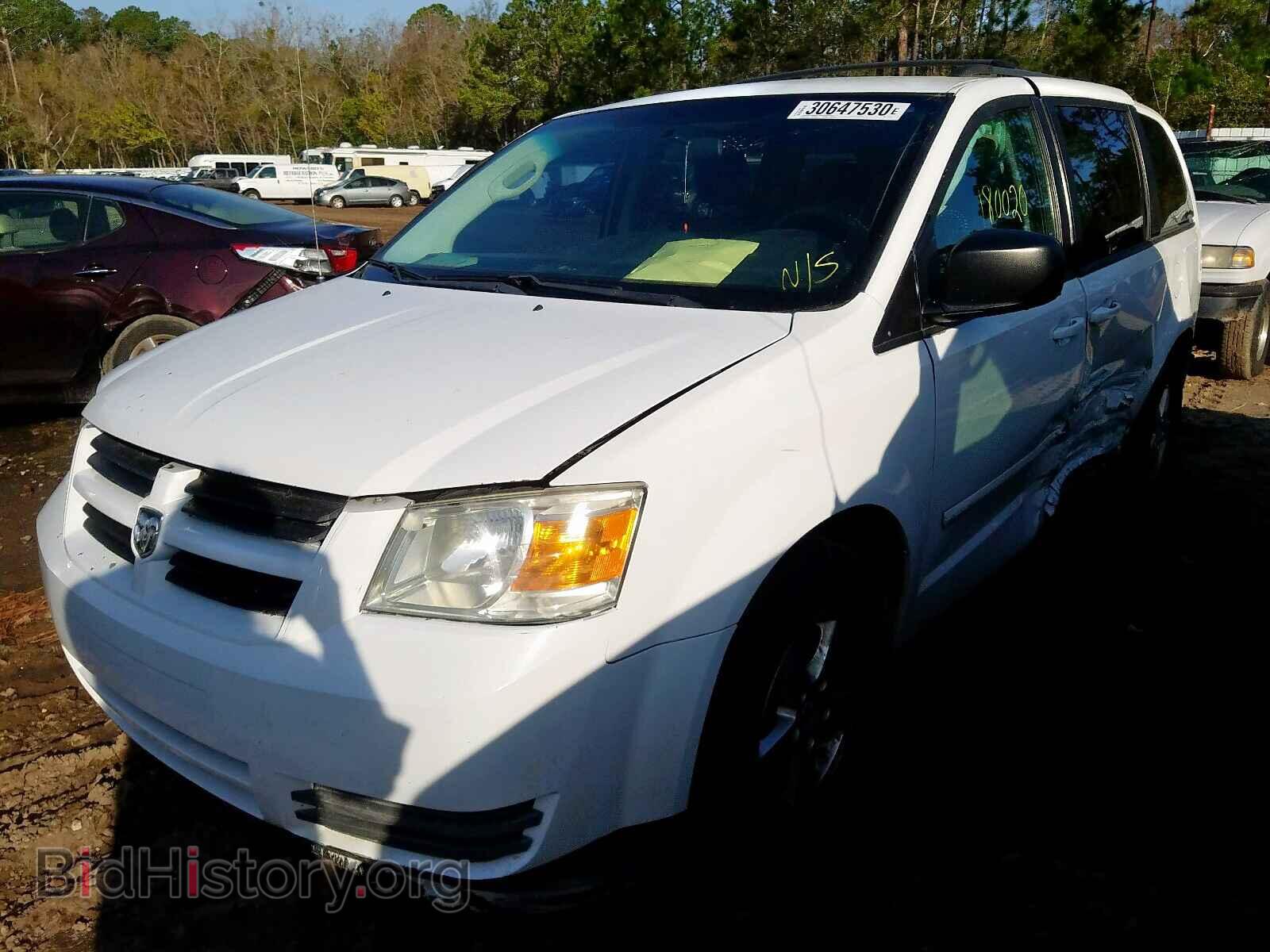 2008 DODGE CARAVAN - VIN: 1D8HN44H38B193239 - Фото 2