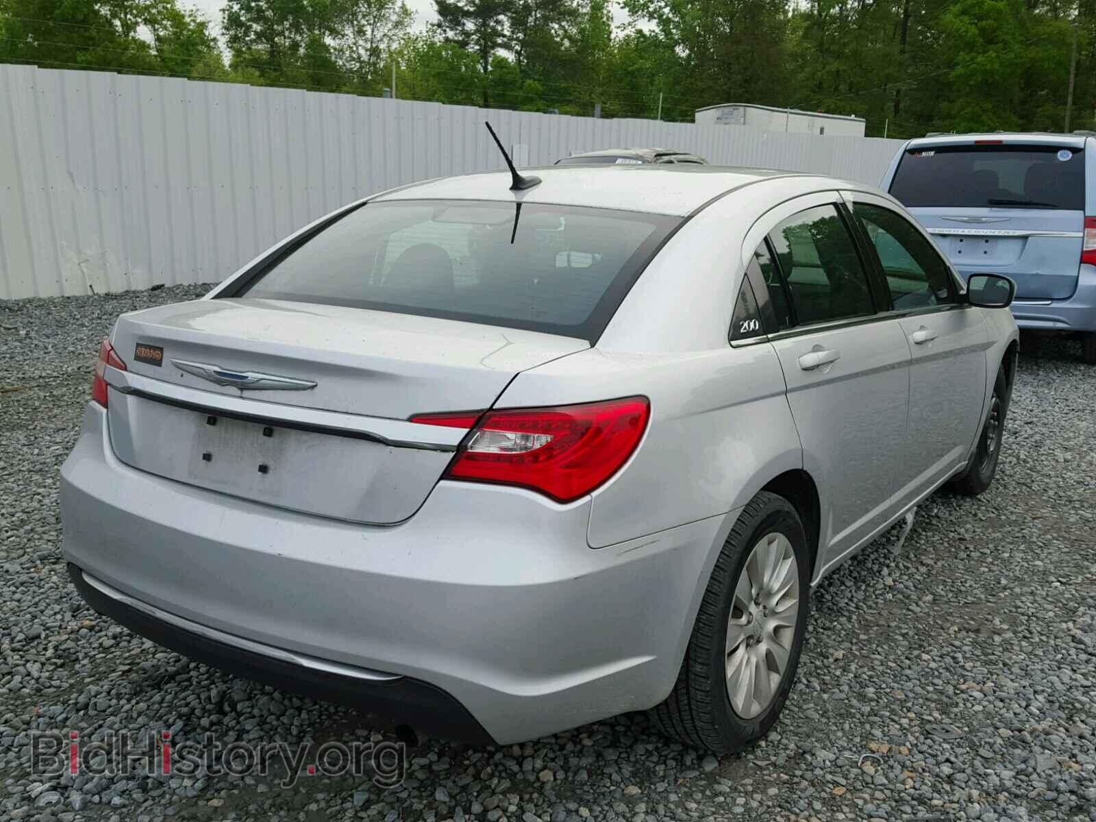 2012 CHRYSLER 200 - VIN: 1C3CCBAB6CN268644 - Фото 4