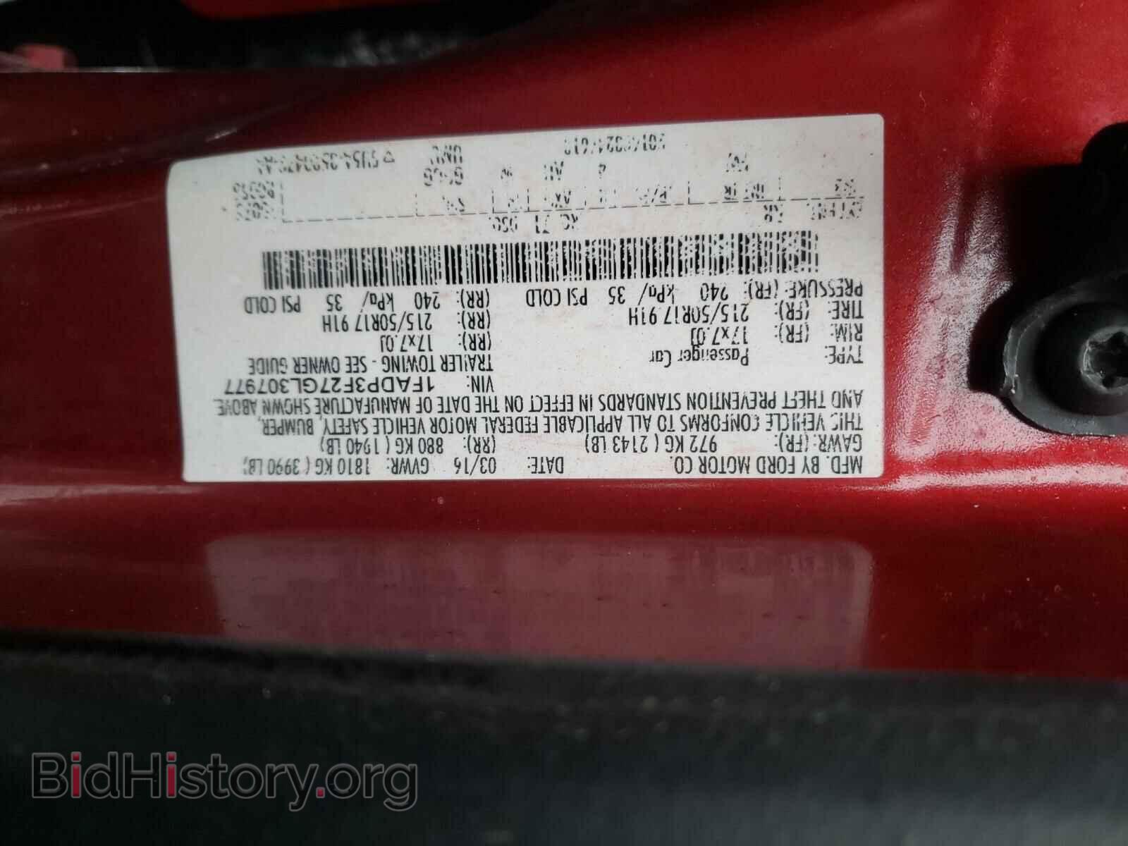2016 FORD FOCUS - VIN: 1FADP3F27GL307977 - Фото 10