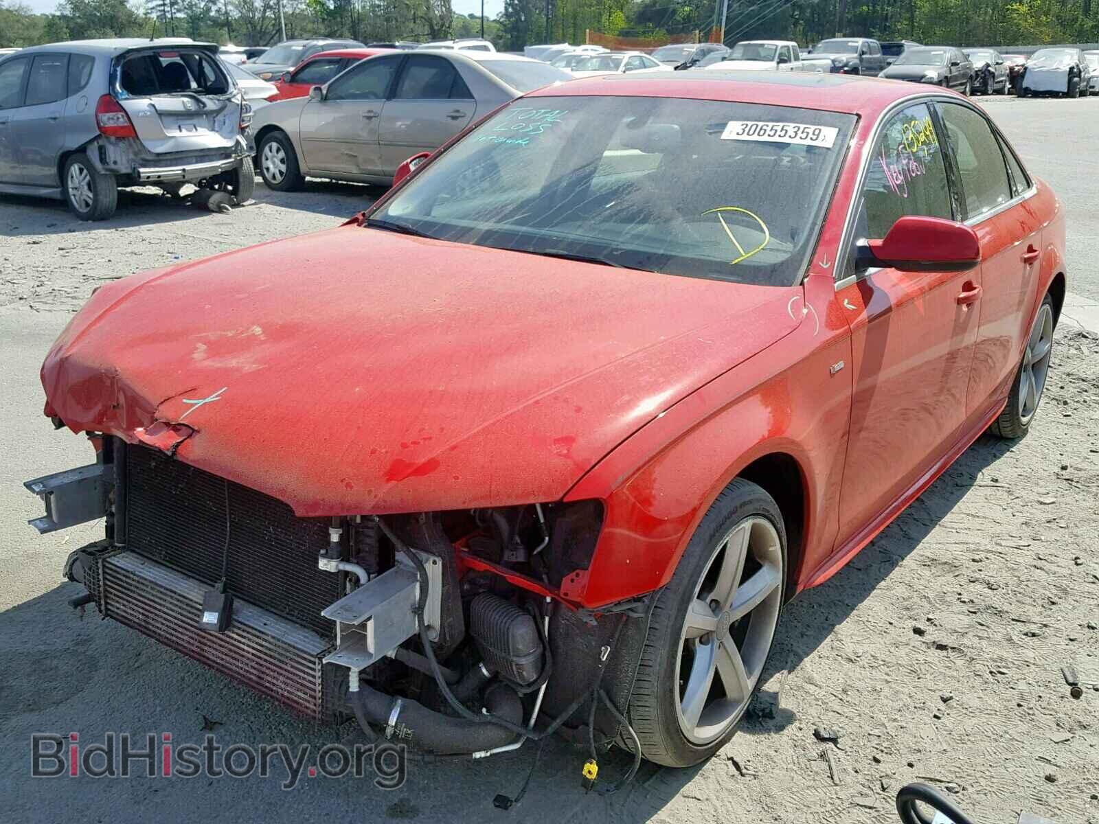 2012 AUDI A4 - VIN: WAUFFAFL9CN005685 - Фото 2