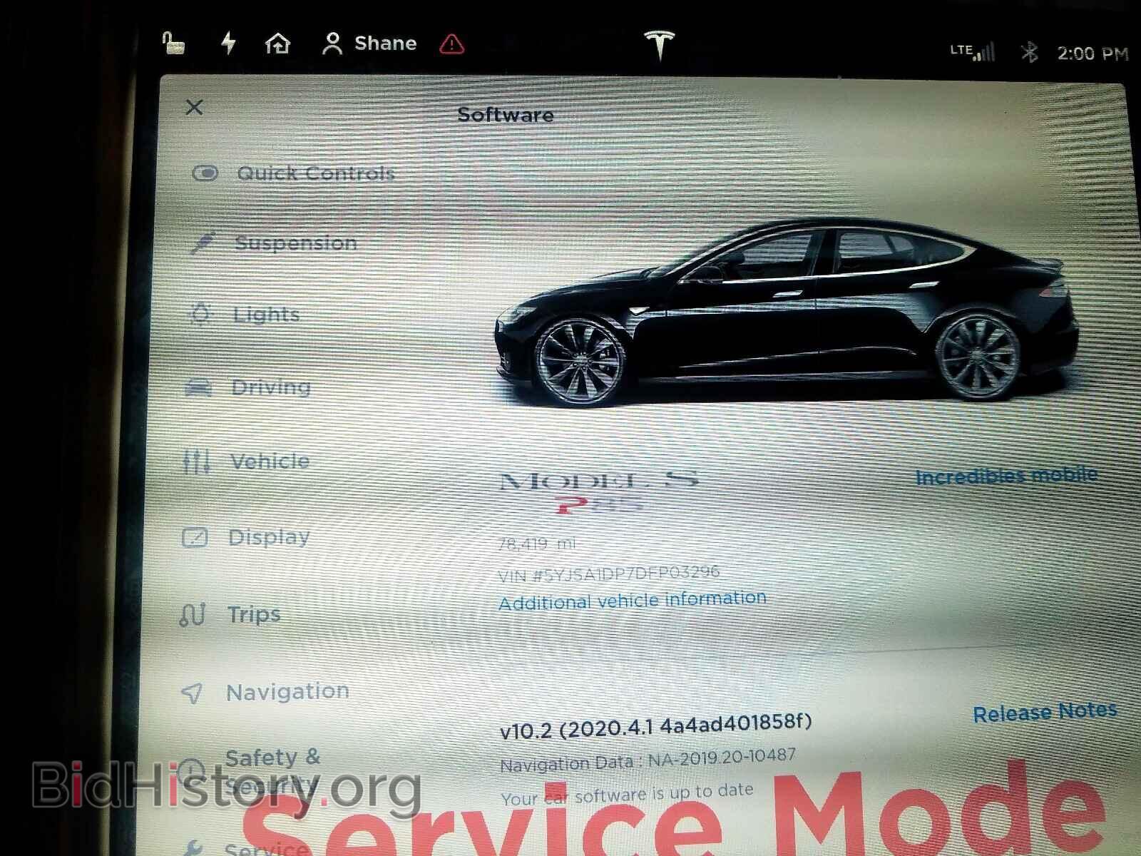 2013 TESLA MODEL S - VIN: 5YJSA1DP7DFP03296 - Photo 8
