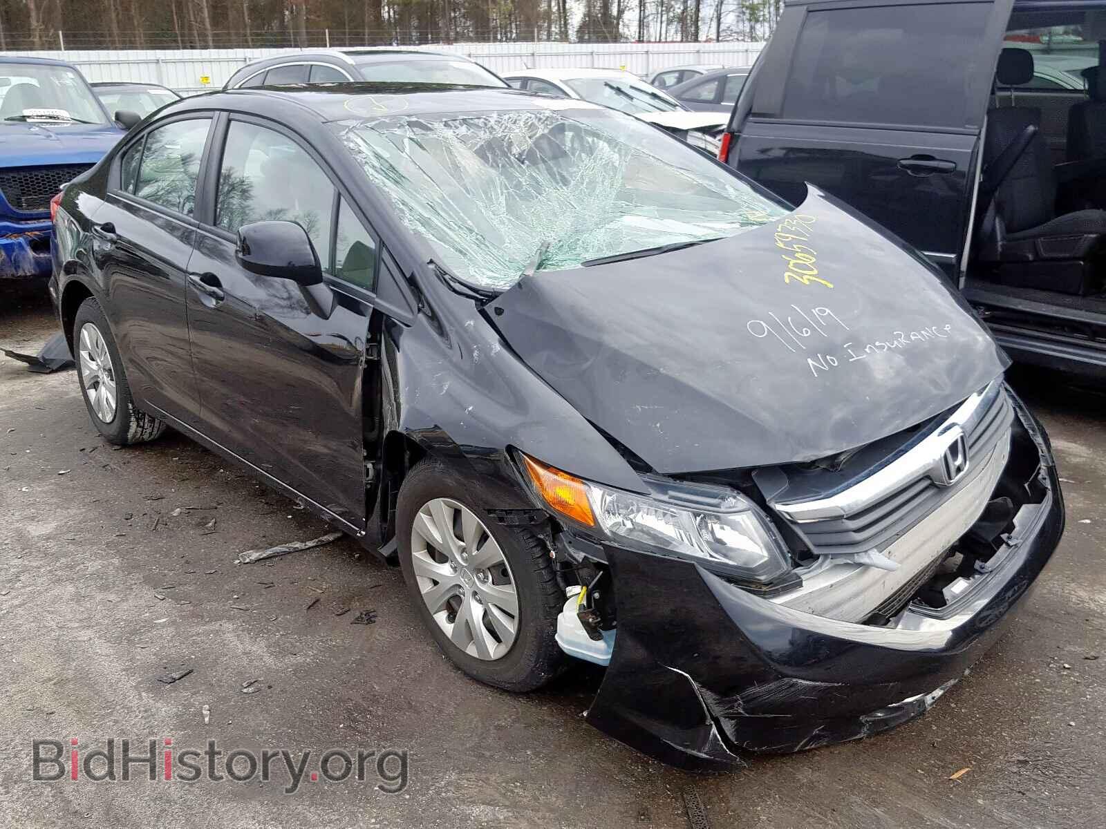Photo 19XFB2F52CE083848 - HONDA CIVIC 2012