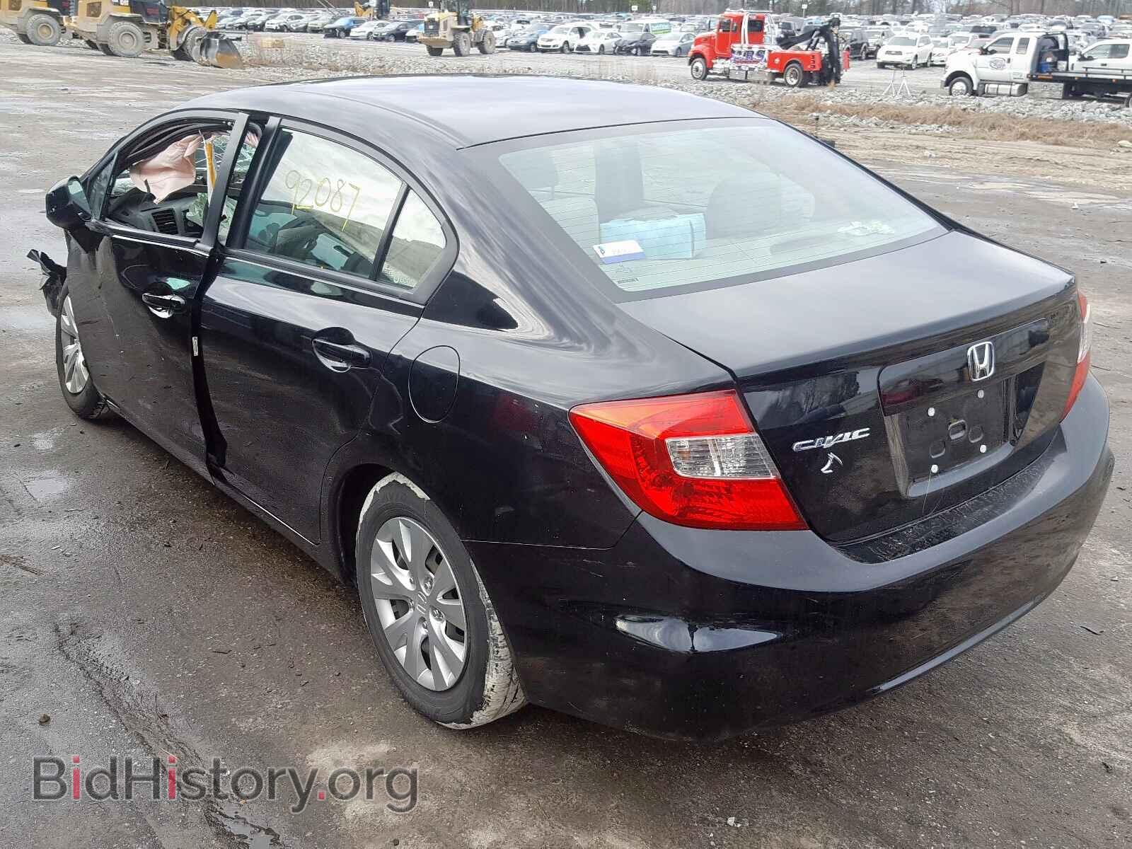 2012 HONDA CIVIC - VIN: 19XFB2F52CE083848 - Фото 3