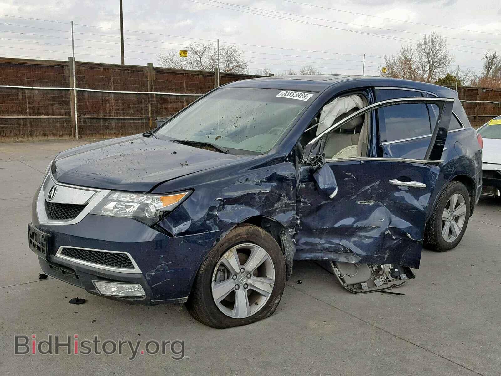 2012 ACURA MDX - VIN: 2HNYD2H24CH514680 - Фото 2