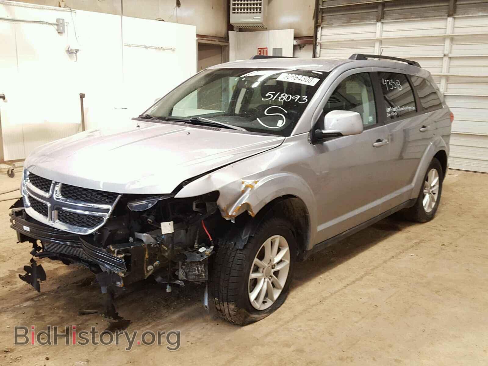 2017 DODGE JOURNEY - VIN: 3C4PDCBG6HT518093 - Фото 2