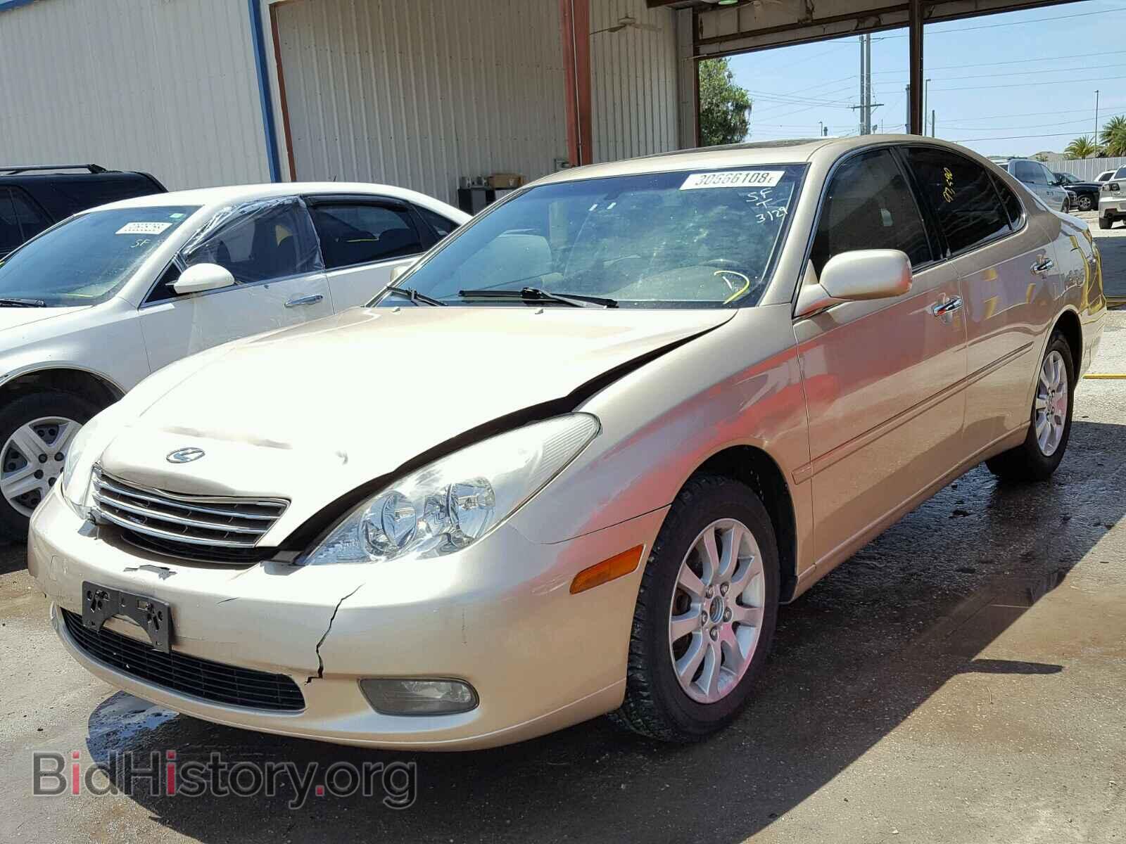 2003 LEXUS ES300 - VIN: JTHBF30G430141193 - Фото 2