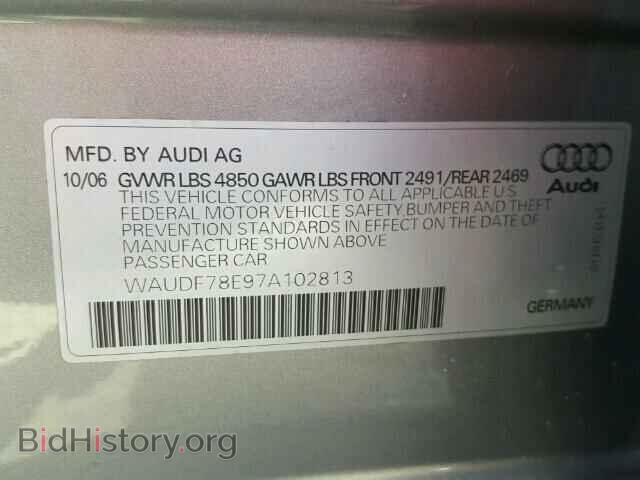 2007 AUDI A4 - VIN: WAUDF78E97A102813 - Фото 10