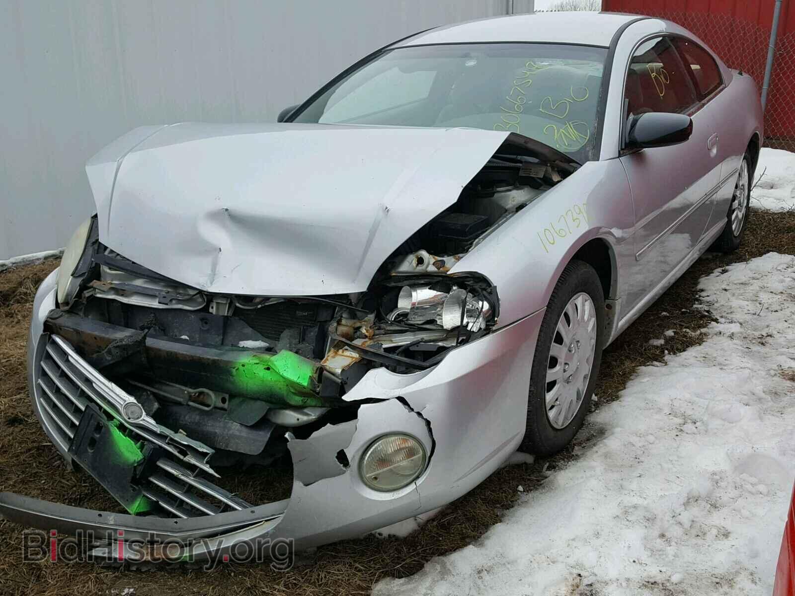 2003 CHRYSLER SEBRING - VIN: 4C3AG42G03E166269 - Фото 2