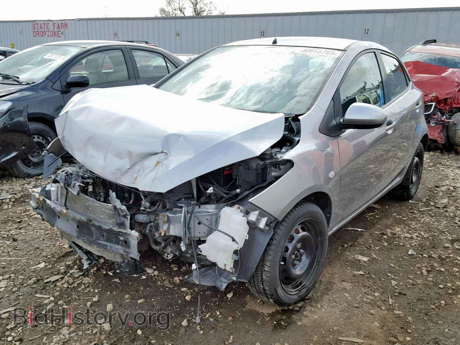 2013 MAZDA 2 - VIN: JM1DE1KY2D0154677 - Фото 2
