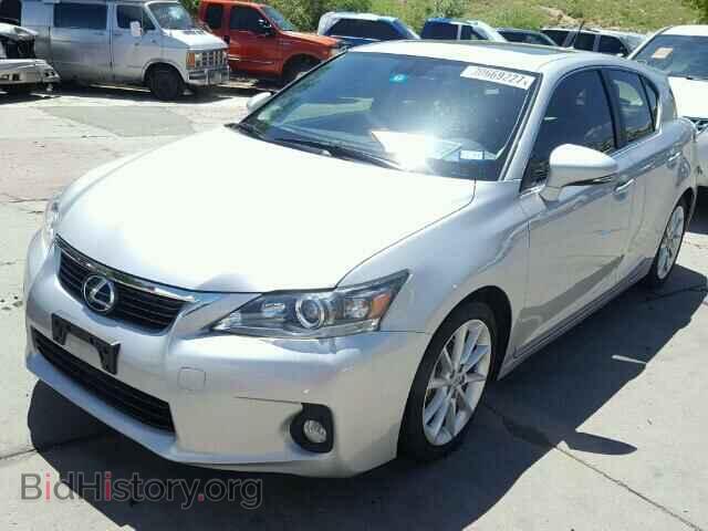 2012 LEXUS CT 200 - VIN: JTHKD5BH3C2073318 - Фото 2