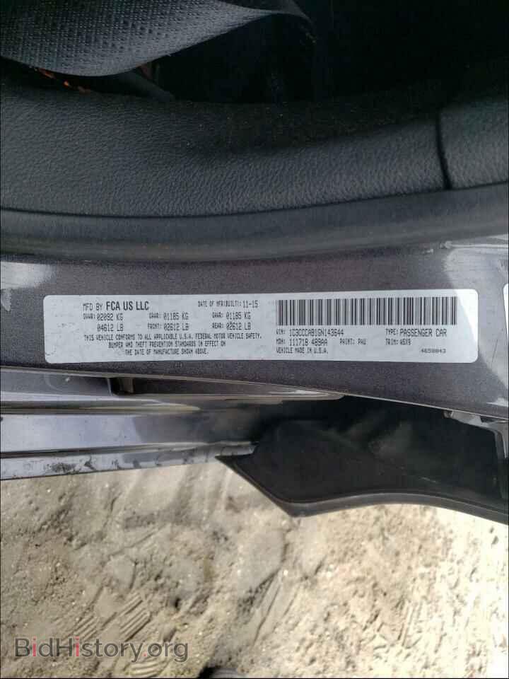 2016 CHRYSLER 200 - VIN: 1C3CCCAB1GN143644 - Фото 10
