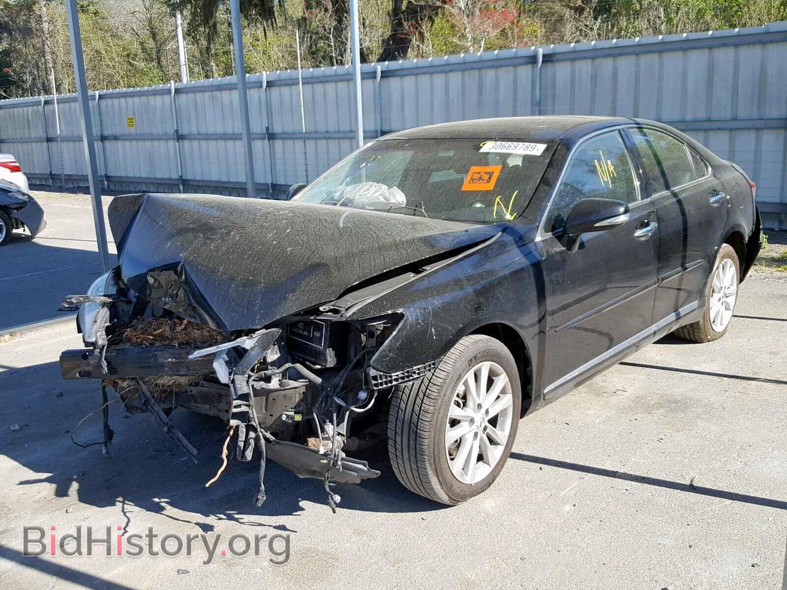 2012 LEXUS ES350 - VIN: JTHBK1EG3C2499429 - Фото 2