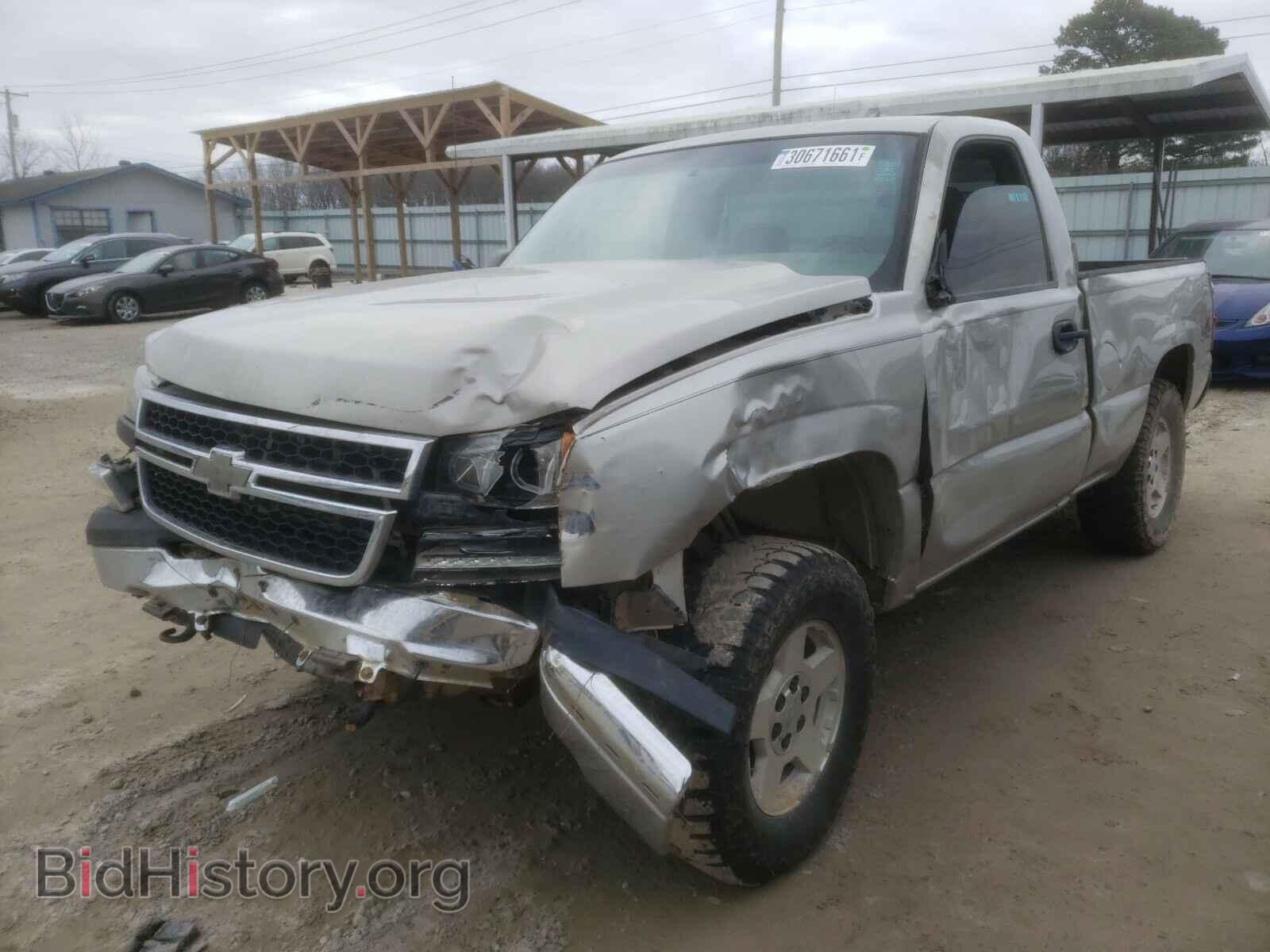 2007 CHEVROLET SILVERADO - VIN: 1GCEK14V57Z174874 - Фото 2