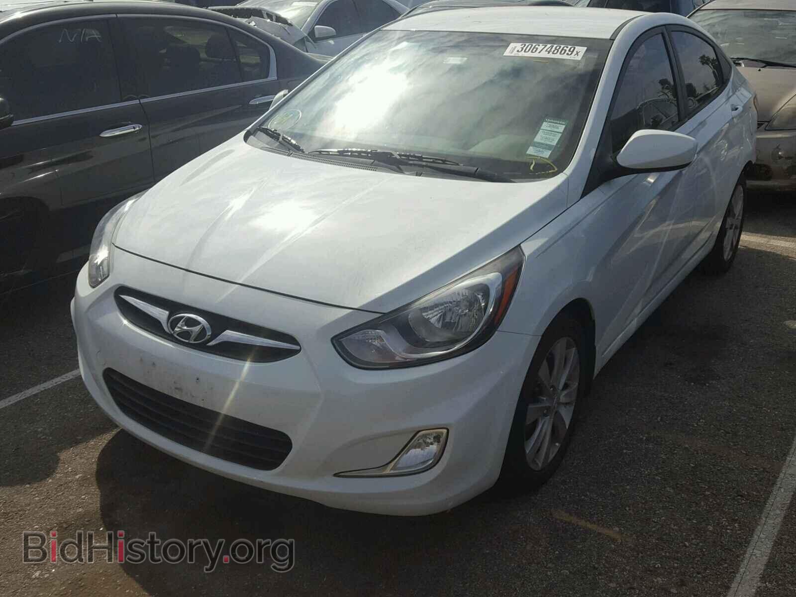 2012 HYUNDAI ACCENT - VIN: KMHCU4AE0CU237681 - Фото 2