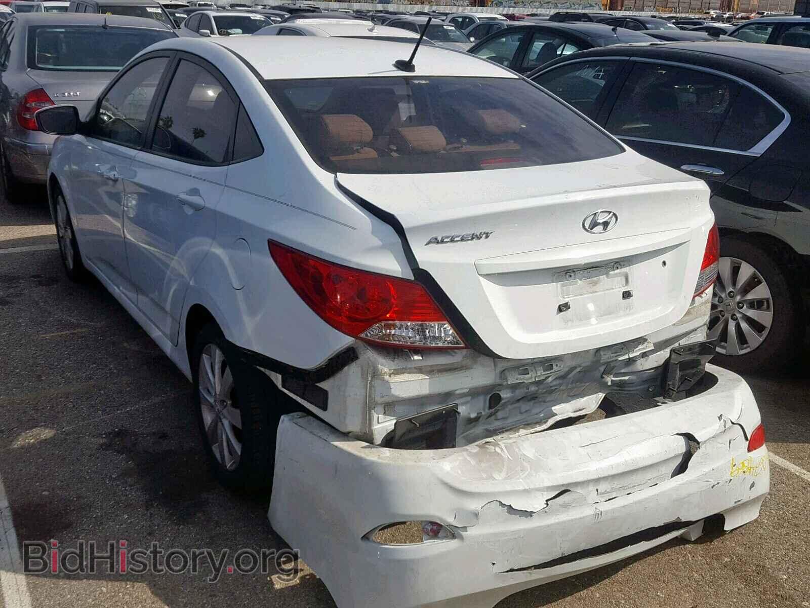 2012 HYUNDAI ACCENT - VIN: KMHCU4AE0CU237681 - Фото 3