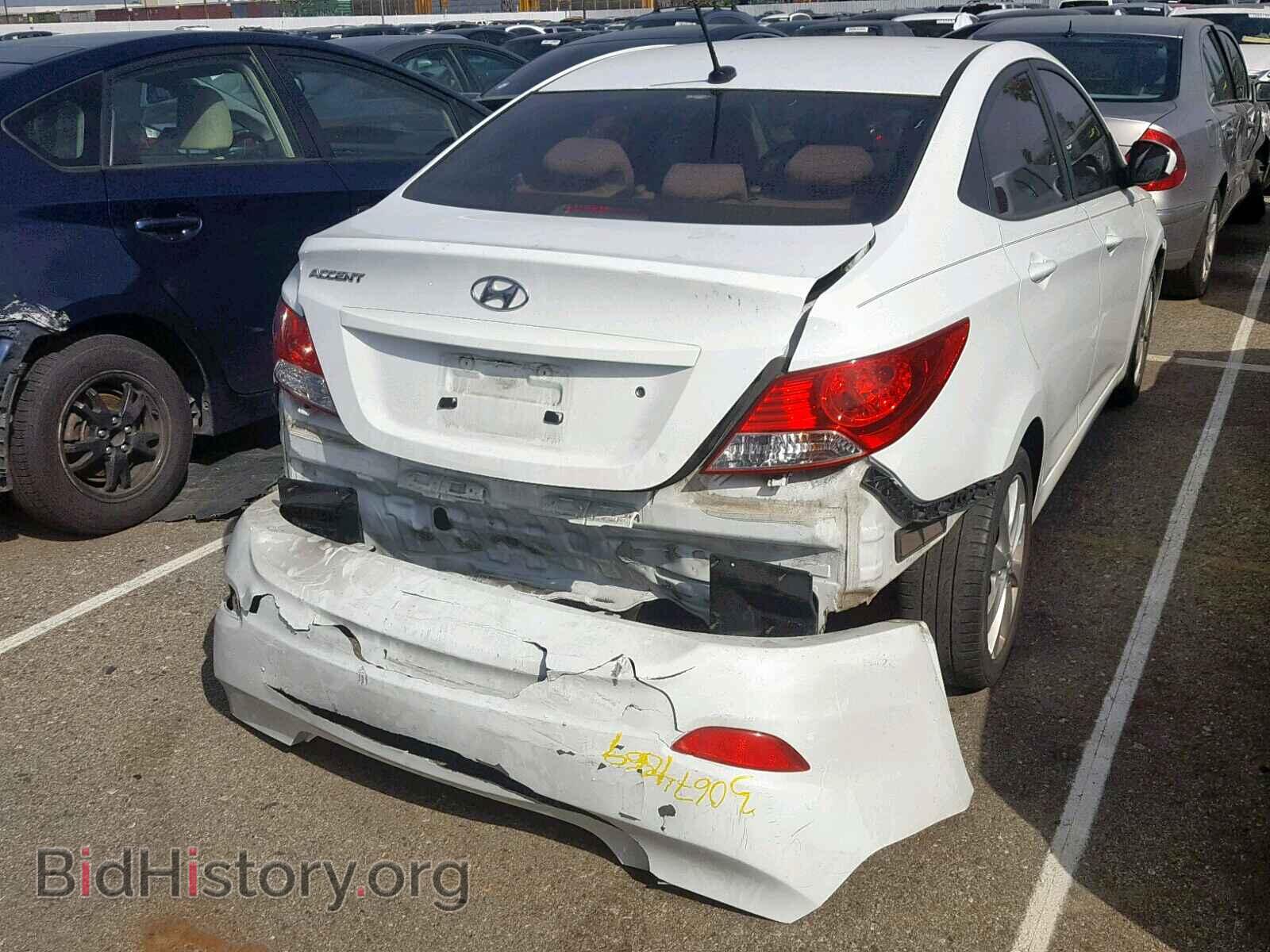 2012 HYUNDAI ACCENT - VIN: KMHCU4AE0CU237681 - Фото 4
