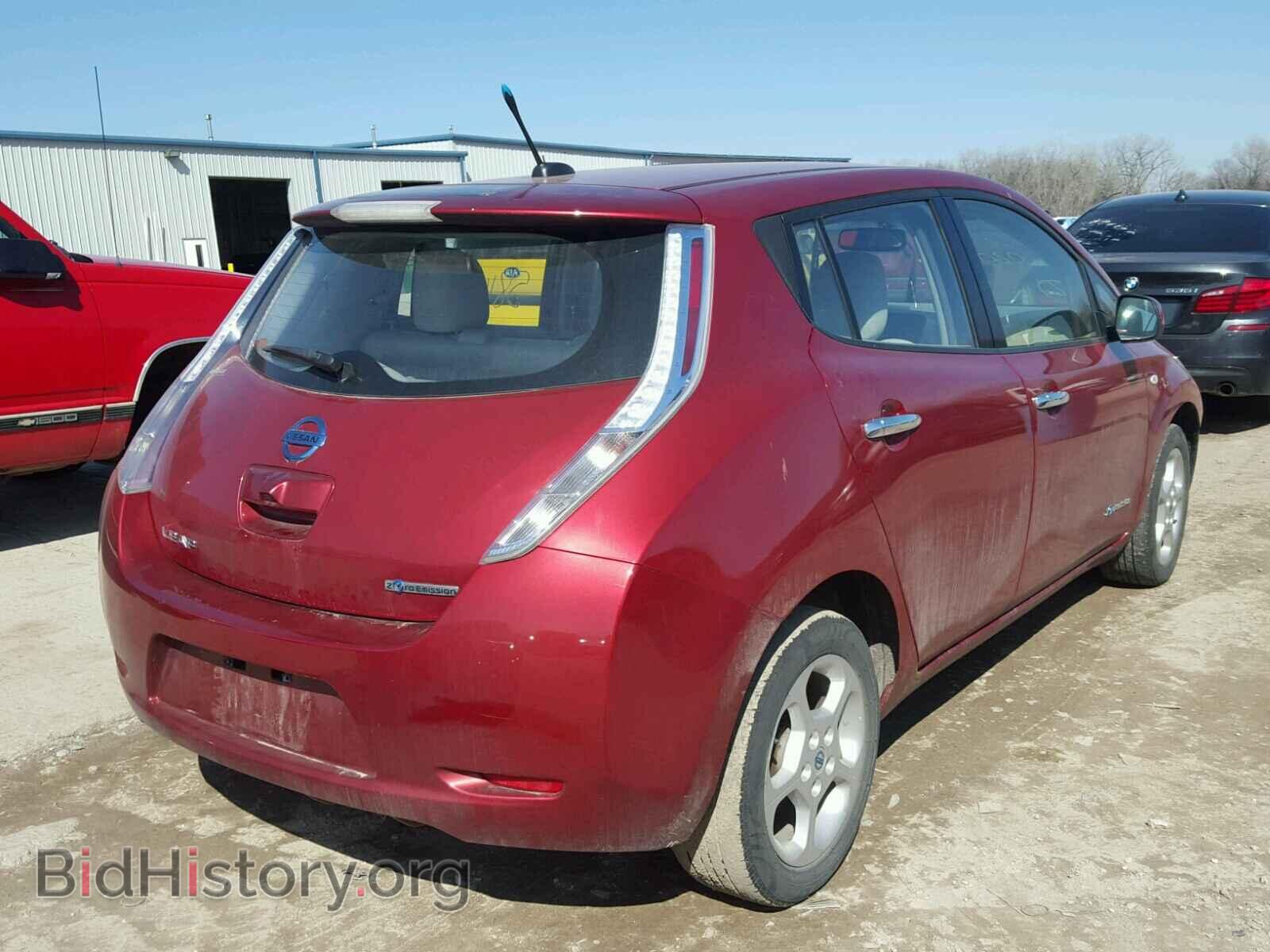 2012 NISSAN LEAF - VIN: JN1AZ0CP3CT020106 - Фото 4