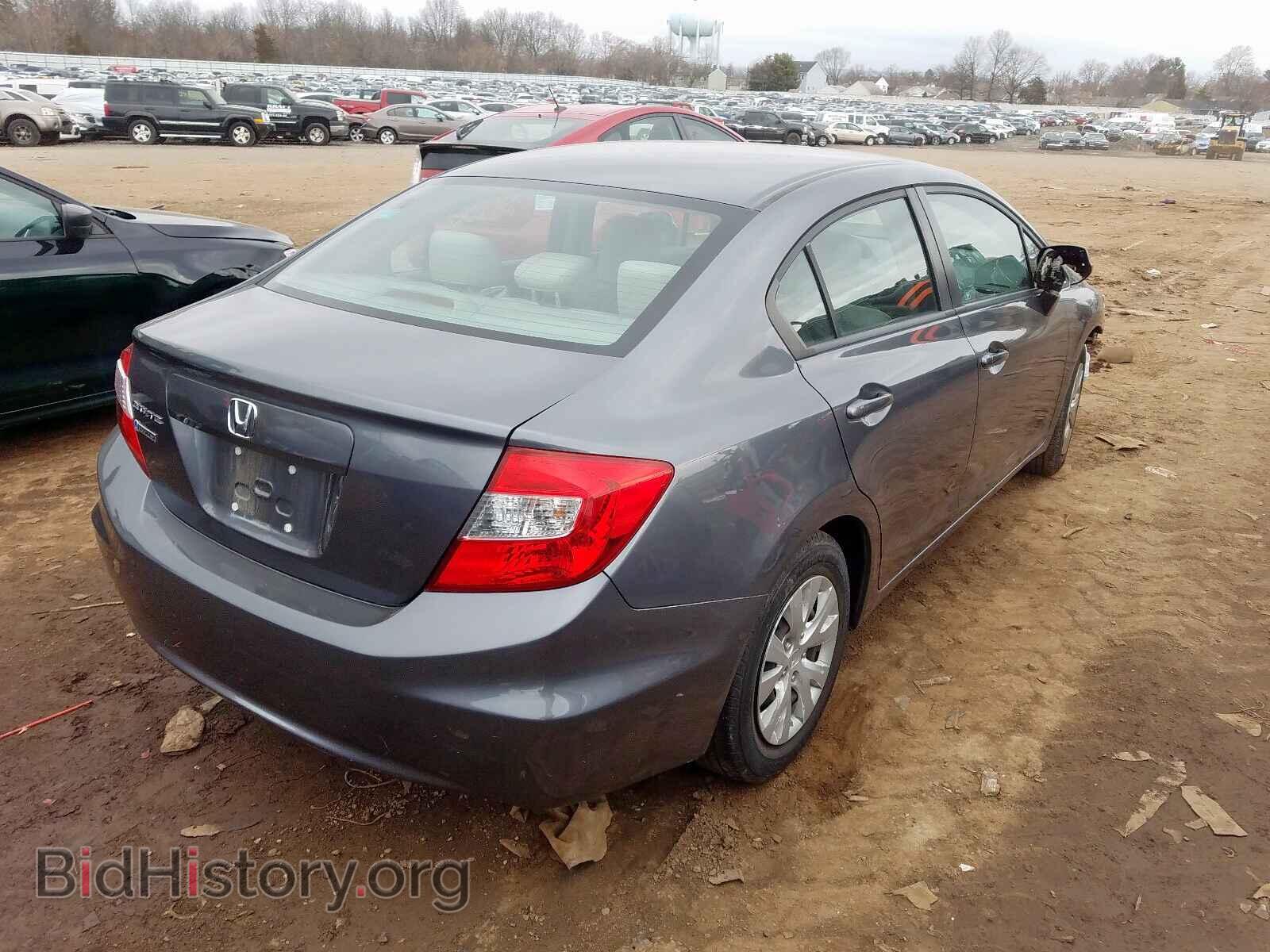 2012 HONDA CIVIC - VIN: 19XFB2F53CE351077 - Фото 4