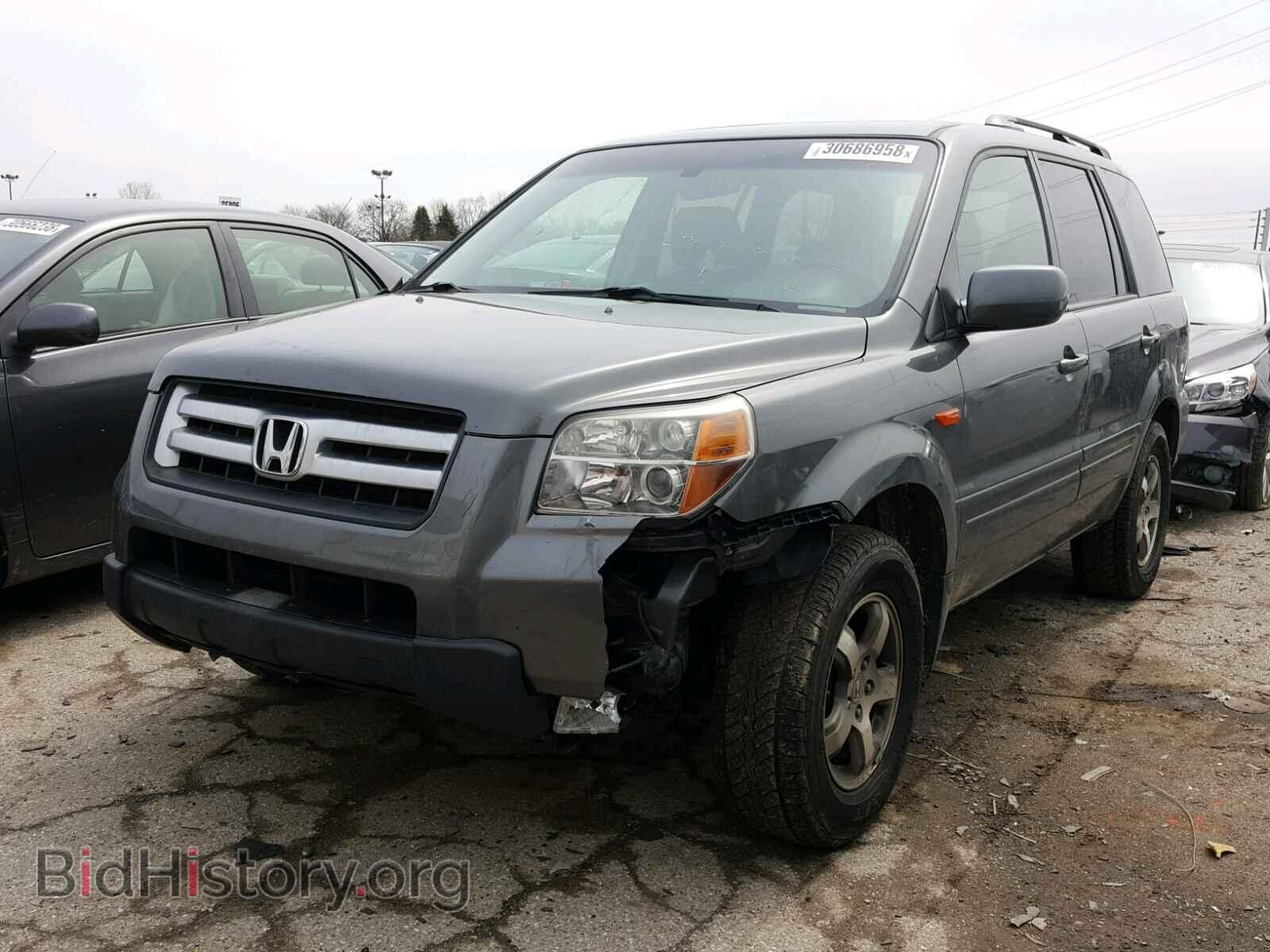 2007 HONDA PILOT - VIN: 2HKYF18687H506589 - Фото 2