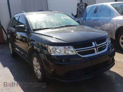 2017 Dodge JOURNEY SE, черный — VIN 3C4PDCAB5HT582714, Copart