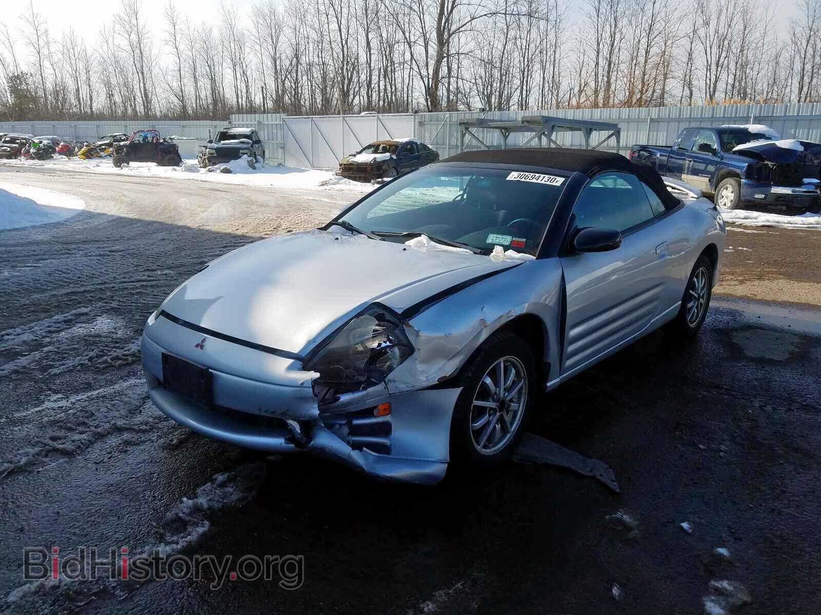 2001 MITSUBISHI ECLIPSE - VIN: 4A3AE45G31E201556 - Photo 2