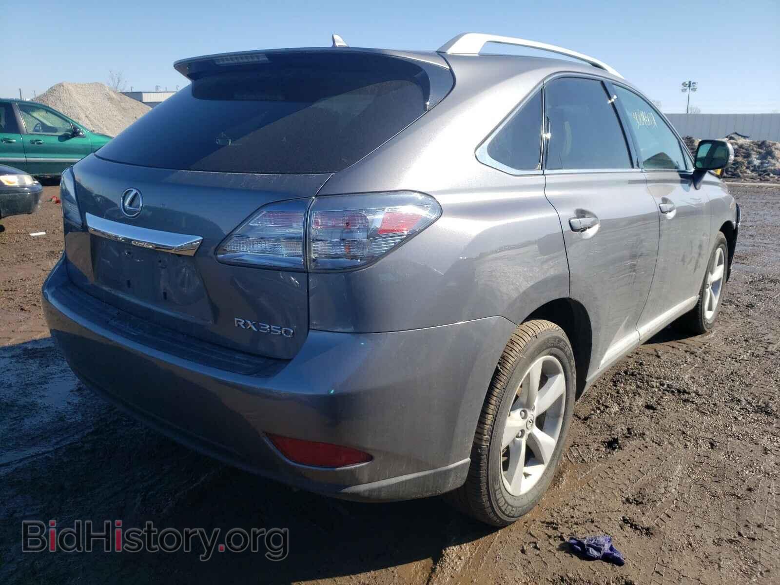 2012 LEXUS RX350 - VIN: 2T2BK1BAXCC154171 - Фото 4