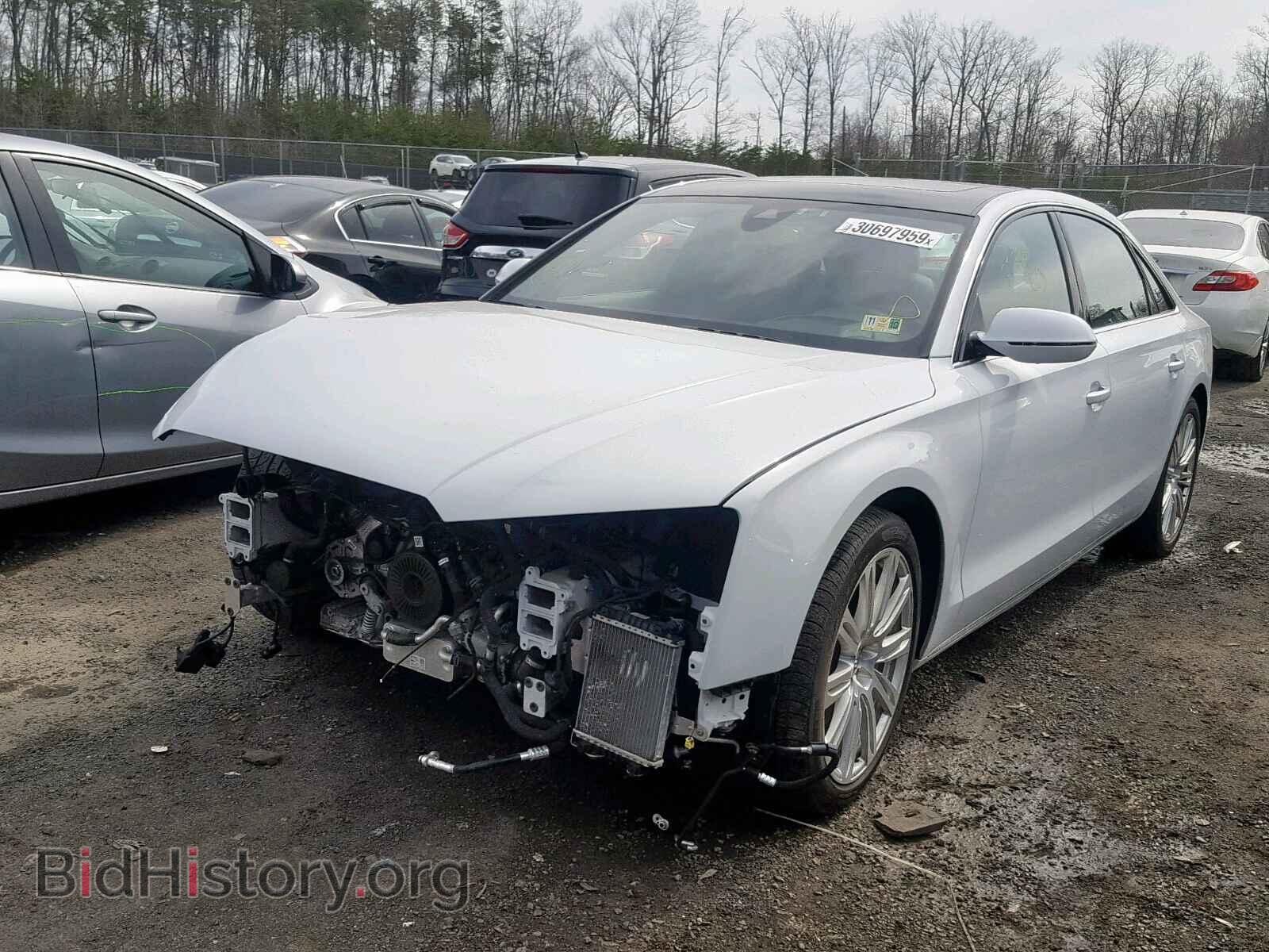 2015 AUDI A8 - VIN: WAU32AFD3FN040525 - Фото 2