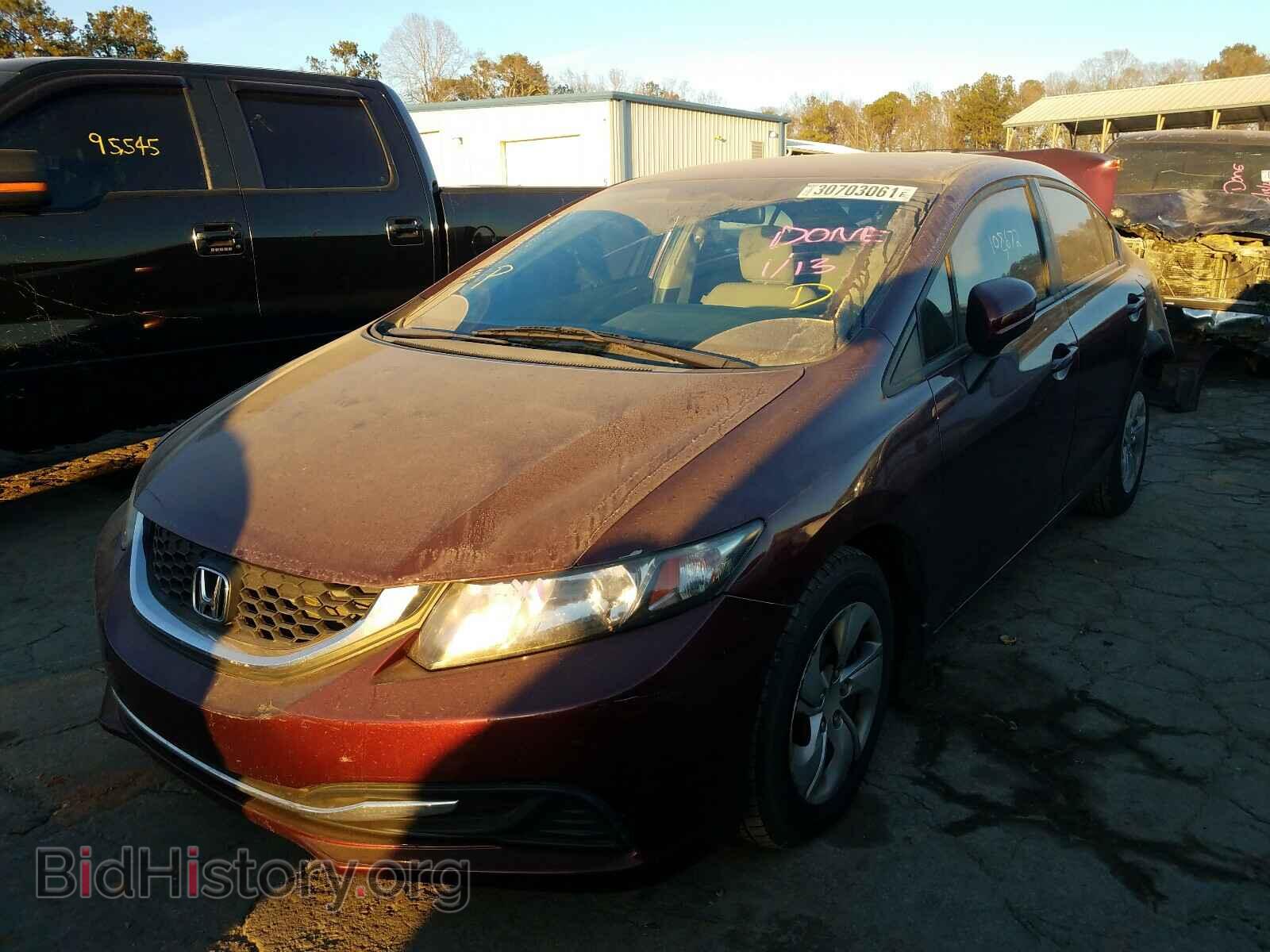 2014 HONDA CIVIC - VIN: 19XFB2F51EE041349 - Photo 2
