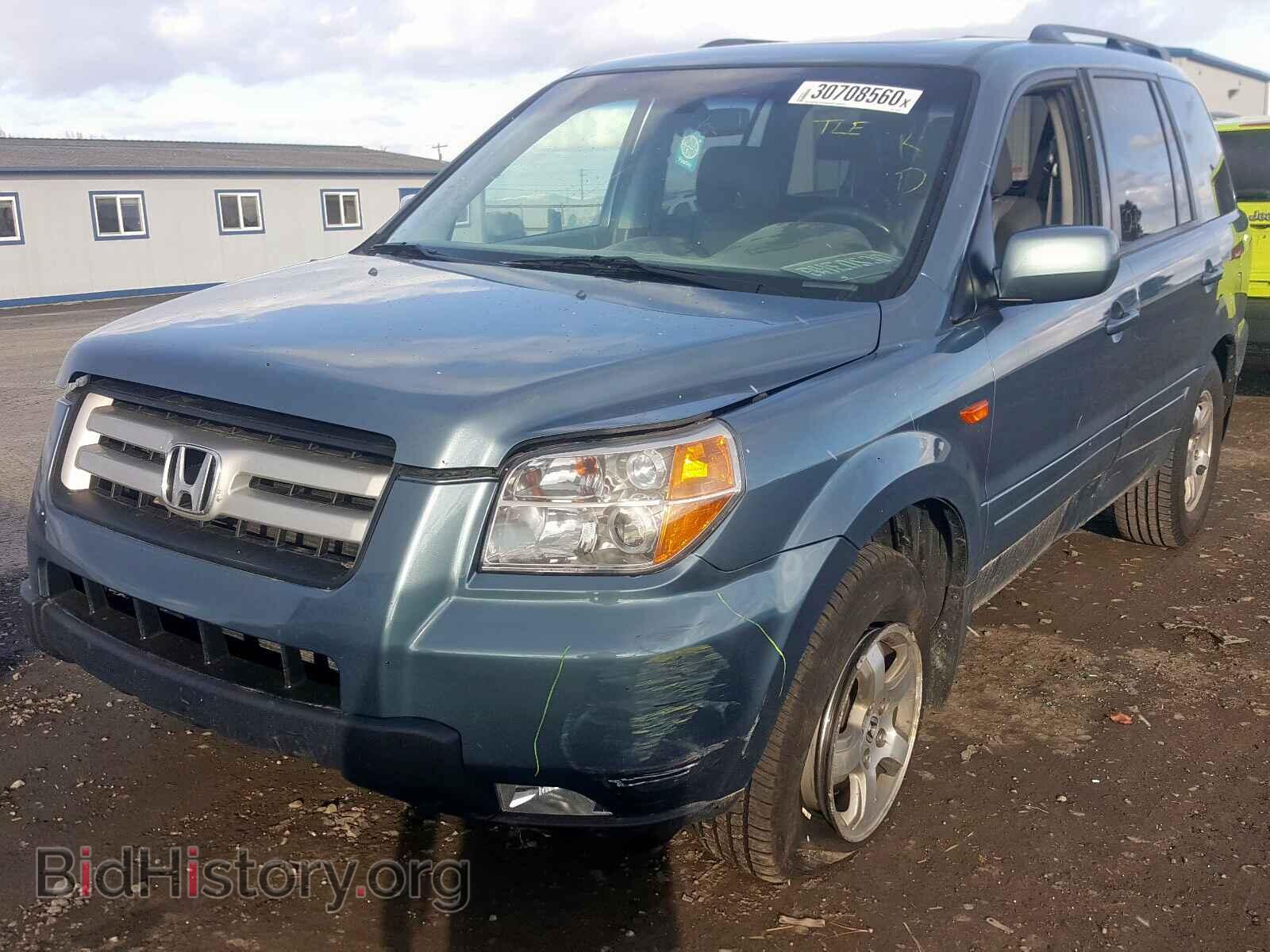 2006 HONDA PILOT - VIN: 2HKYF18666H511059 - Фото 2