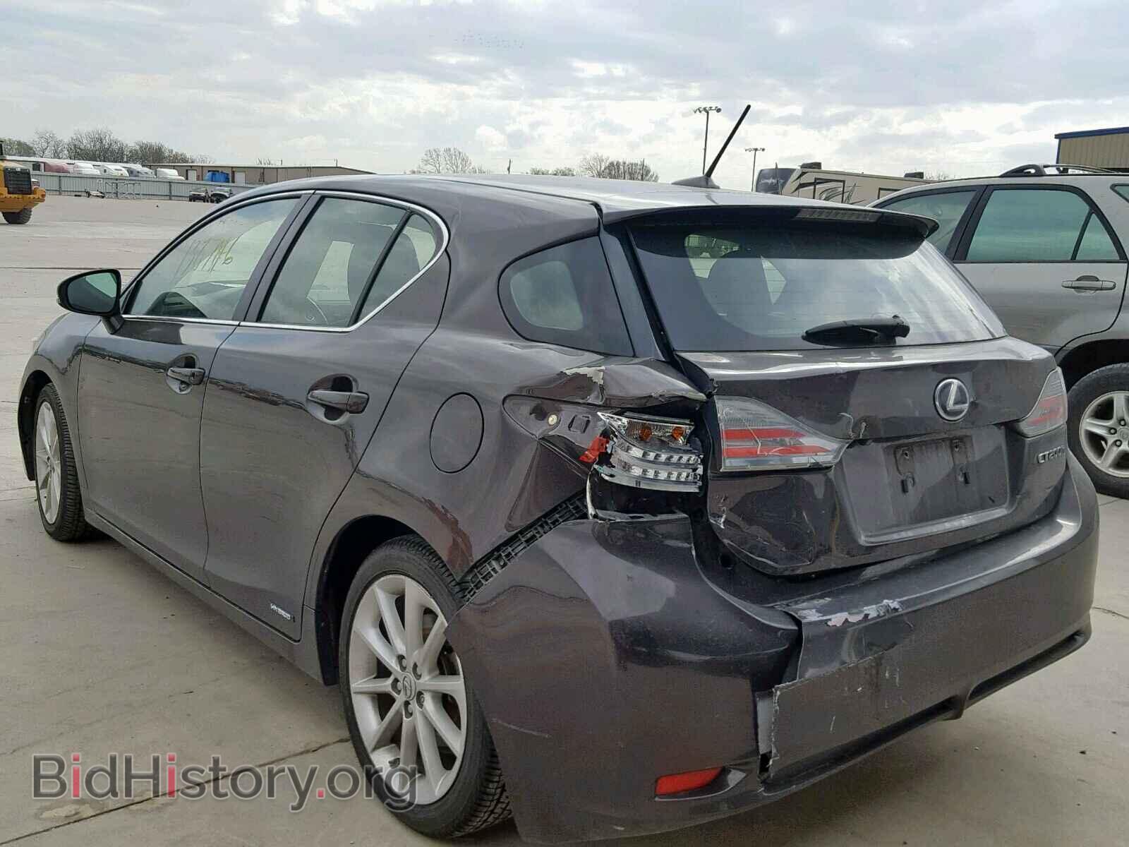 2011 LEXUS CT 200 - VIN: JTHKD5BH6B2038030 - Фото 3