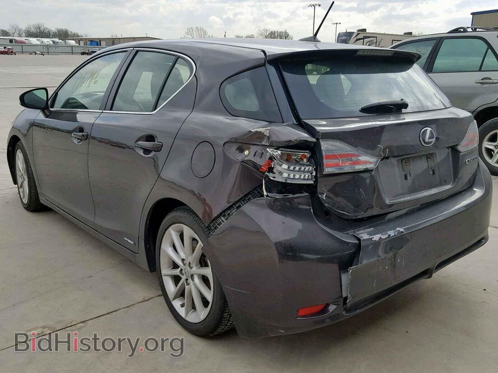 2011 LEXUS CT 200 - VIN: JTHKD5BH6B2038030 - Фото 9